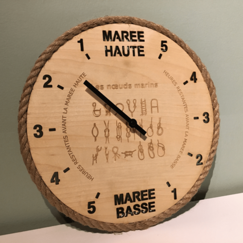 Horloge des marées - Les nœuds marins - Tide-Tac.com