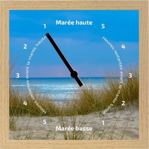 Horloge des marées - Dunes de la Côte d'Opale - Tide-Tac.com