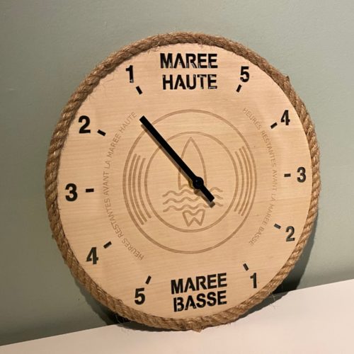 Horloge des marées - Planche de surf - Tide-Tac.com